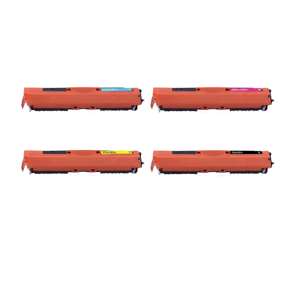 Kompatibel Druckertoner für HP - 126A | 1x BCYM