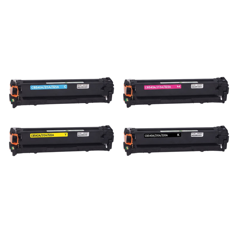 Kompatibel Druckertoner für HP - 128A | 1x BCYM