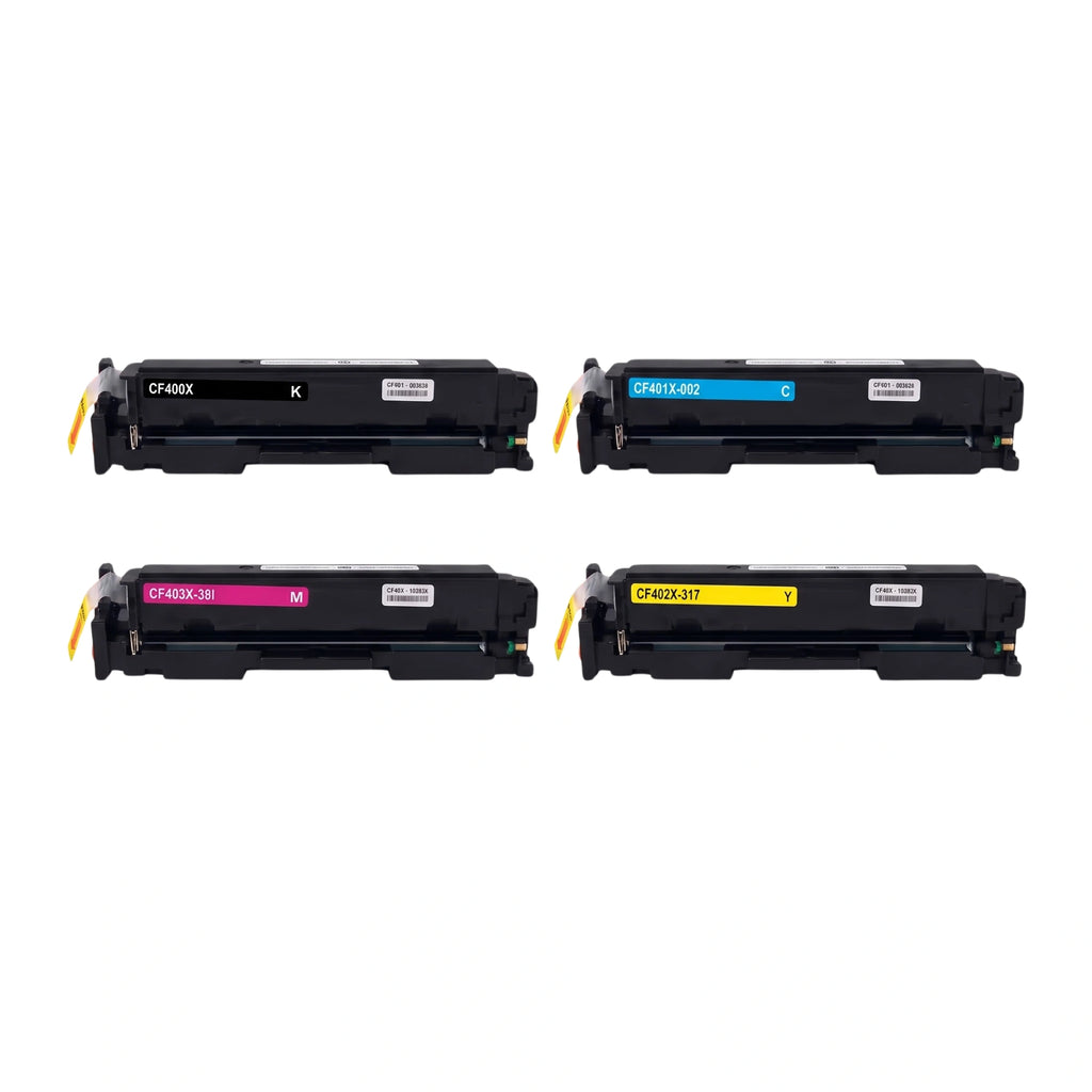 Kompatibel Druckertoner für HP - 201X | 1x BCYM