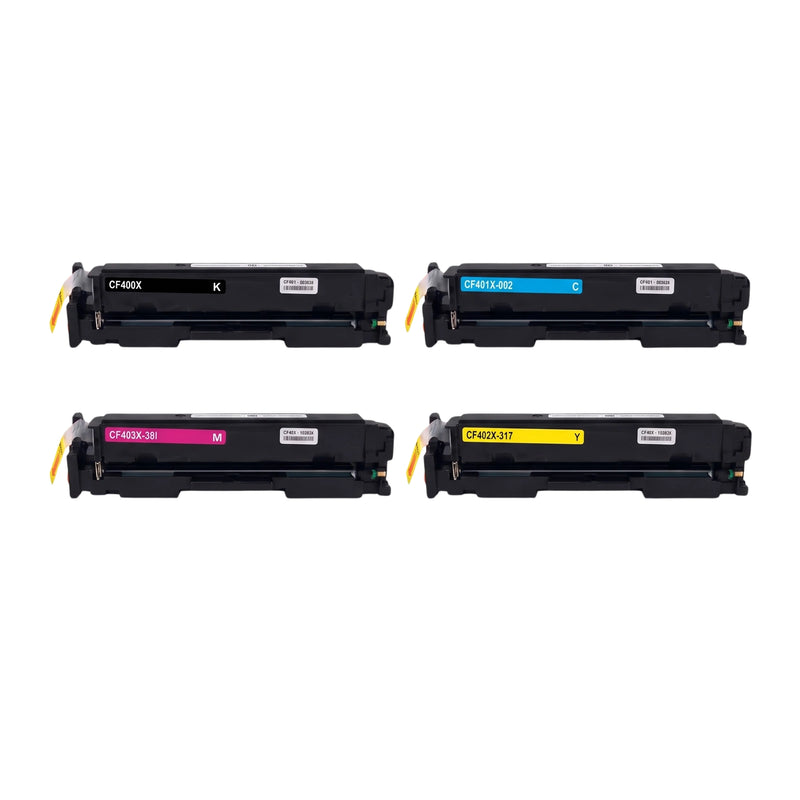 Kompatibel Druckertoner für HP - 201X | 1x BCYM