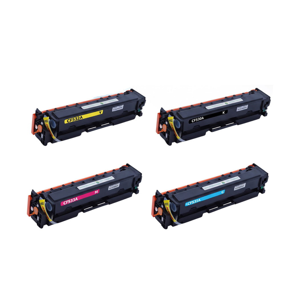 Kompatibel Druckertoner für HP - 205A | 1x BCYM