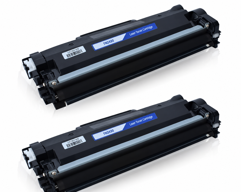 Kompatibel Druckertoner für Brother - TN-2420XL | 2x Schwarz
