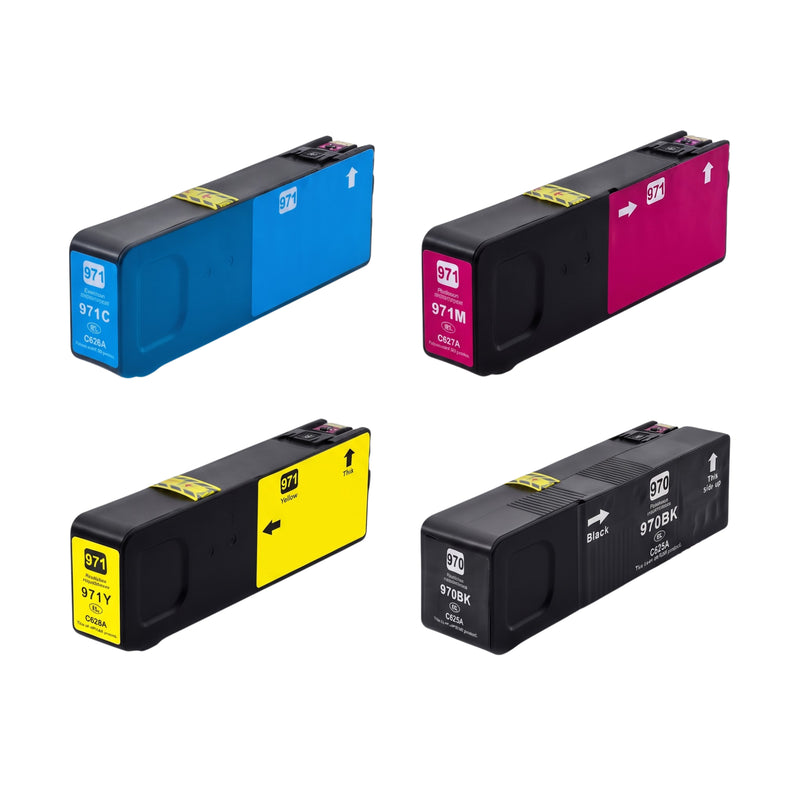 Kompatibel Tintenpatrone für HP - 970XL / 971XL | 1x BCYM