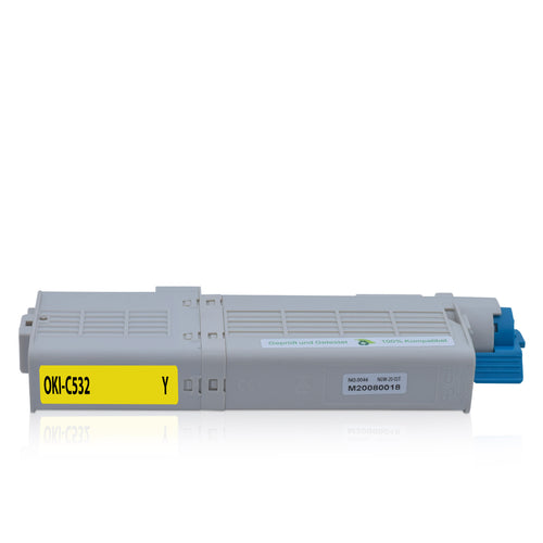 Kompatibler Druckertoner für OKI - C532 Y | 1x Gelb