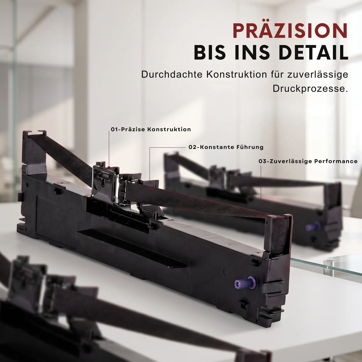 Kompatibel Farbbänder für Epson - LQ-350 | 1x Schwarz