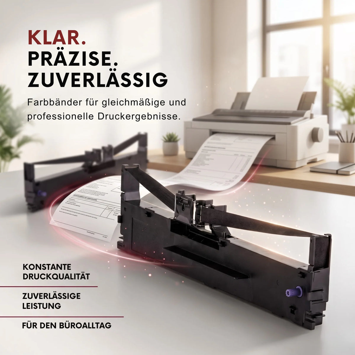 Kompatibel Farbbänder für Epson - LQ-350 | 1x Schwarz