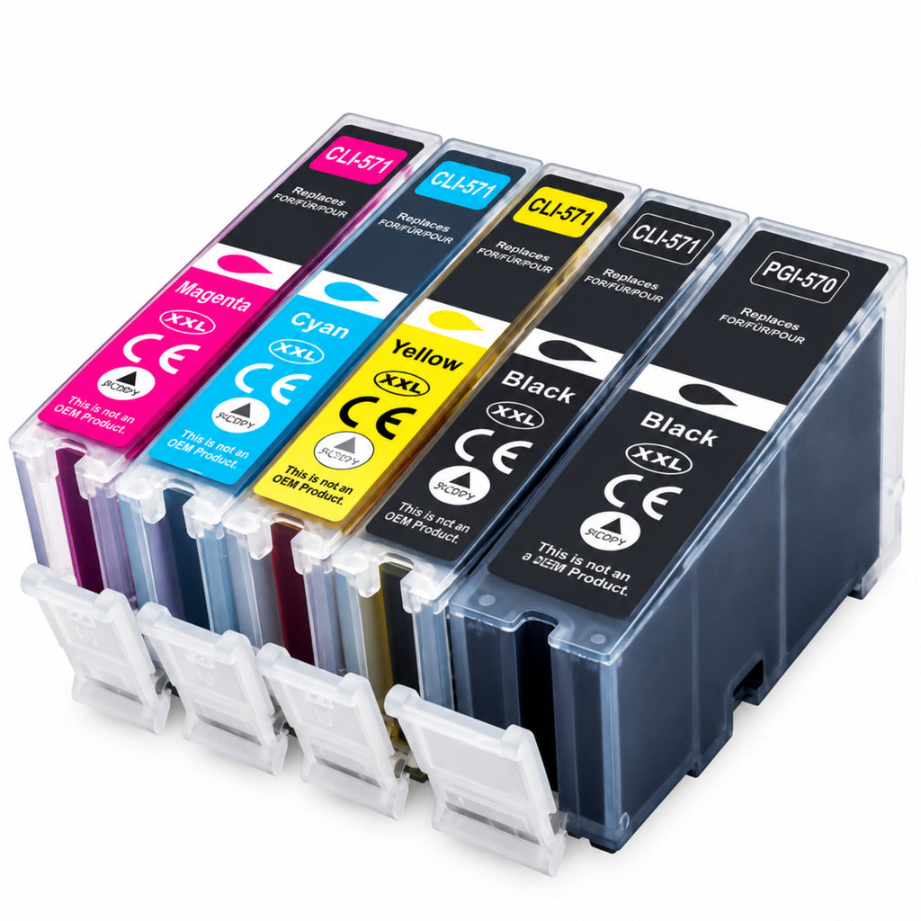 Kompatibel Tintenpatrone für Canon - PGI-570 / CLI-571XL | 1x BCYM