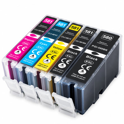 Kompatibel Tintenpatrone für Canon - PGI-580XXL / CLI-581XXL | 1x BCYM