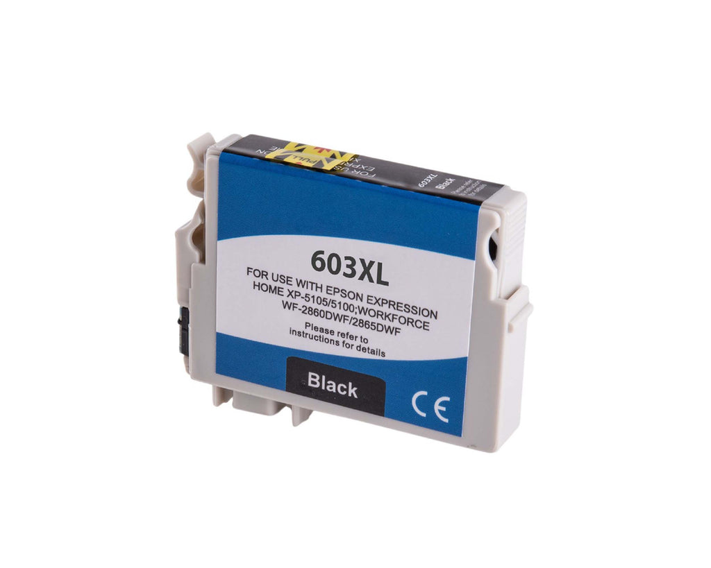 Kompatibel Tintenpatrone für Epson - 603XL BK (T03A1) | 1x Schwarz