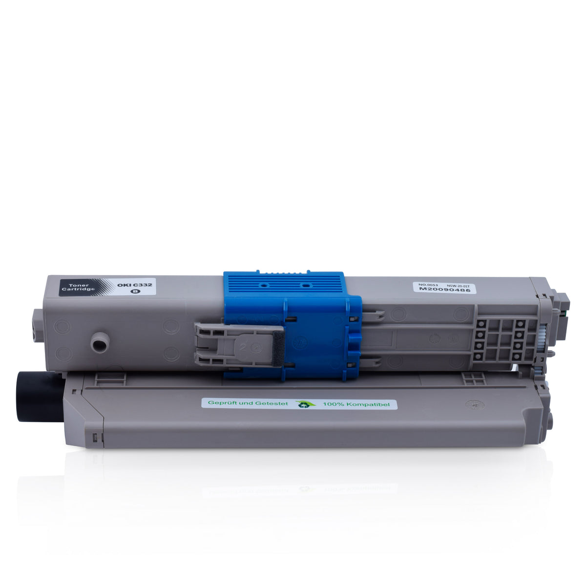 Kompatibel Druckertoner für OKI - C332 BK | 1x Schwarz