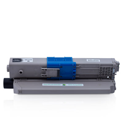 Kompatibel Druckertoner für OKI - C332 BK | 1x Schwarz