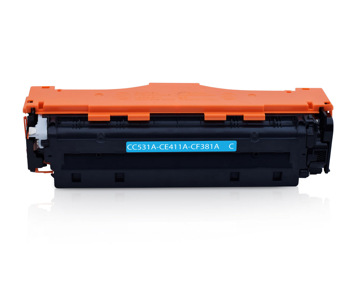 Kompatibel Druckertoner für HP - CC531A | 1x Cyan