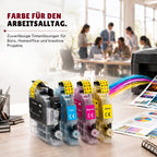 Kompatibel Tintenpatrone für Brother - LC-3213 Y | 1x Gelb