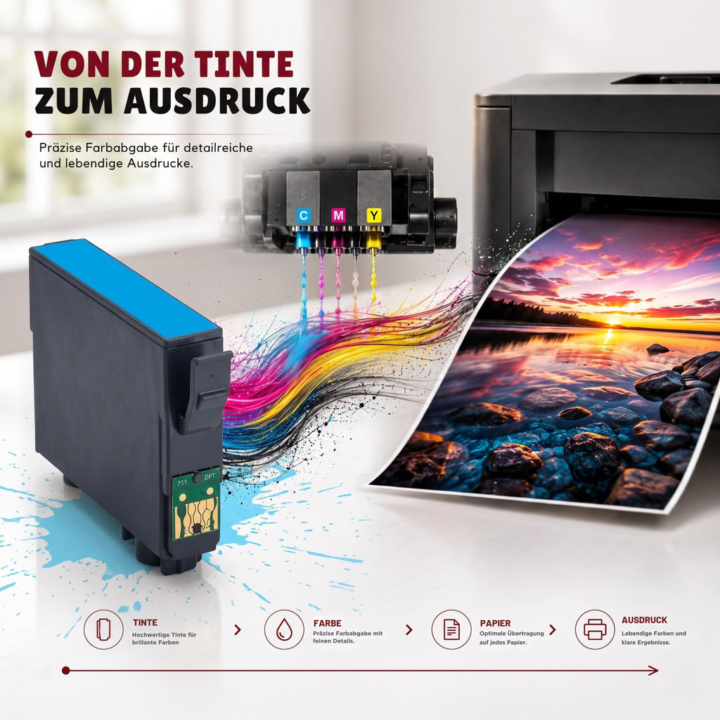 Kompatibel Tintenpatrone für Epson - 31XL-Y | 1x Gelb