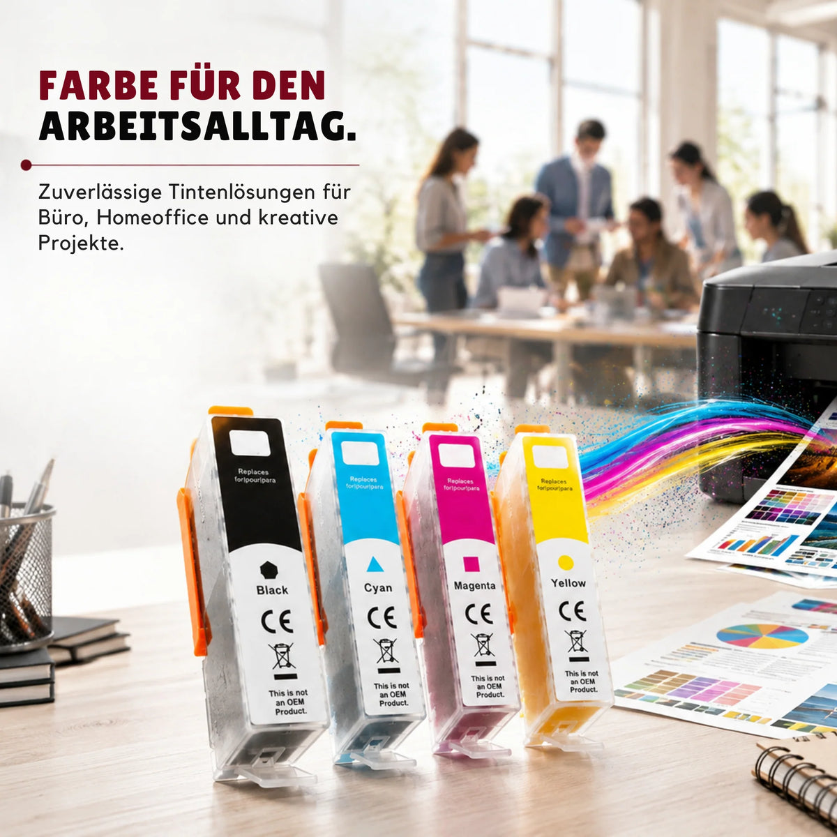 Kompatibel Tintenpatrone für HP - 950XL | 1x BCYM