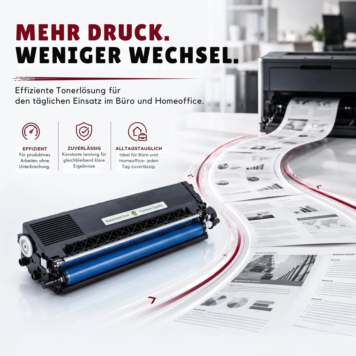 Kompatibel Druckertoner für Brother - TN-241 BK | 1x Schwarz