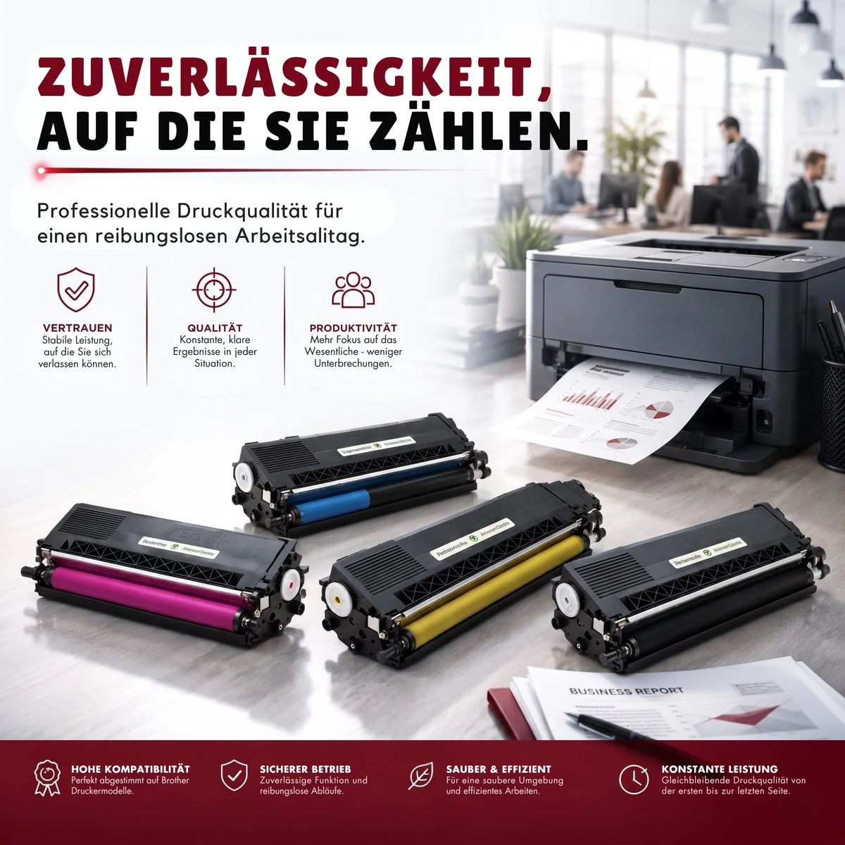 Kompatibel Druckertoner für Brother - TN-241 / TN-245 | 1x BCYM