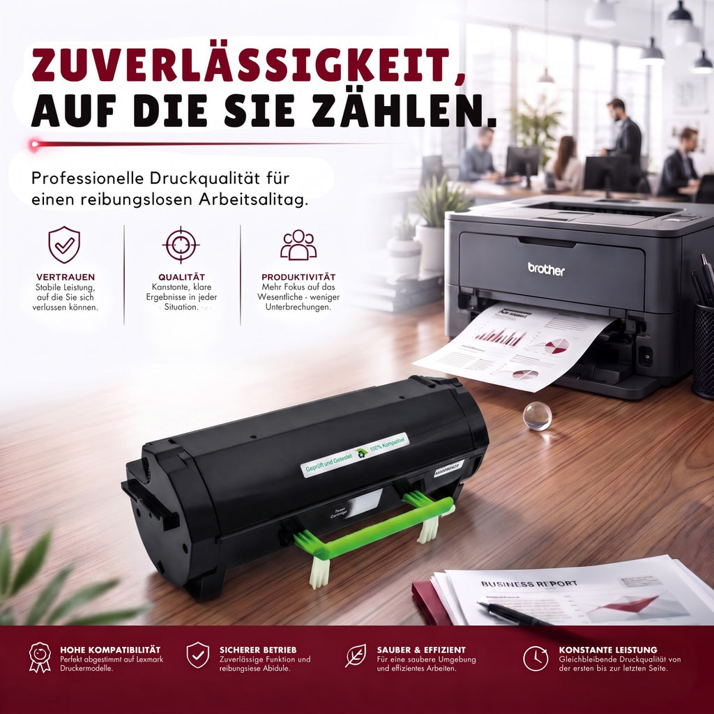 Kompatibel Druckertoner für Lexmark - E250 | 1x Schwarz