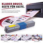 Kompatibel Druckertoner für OKI - C332 Y | 1x Gelb