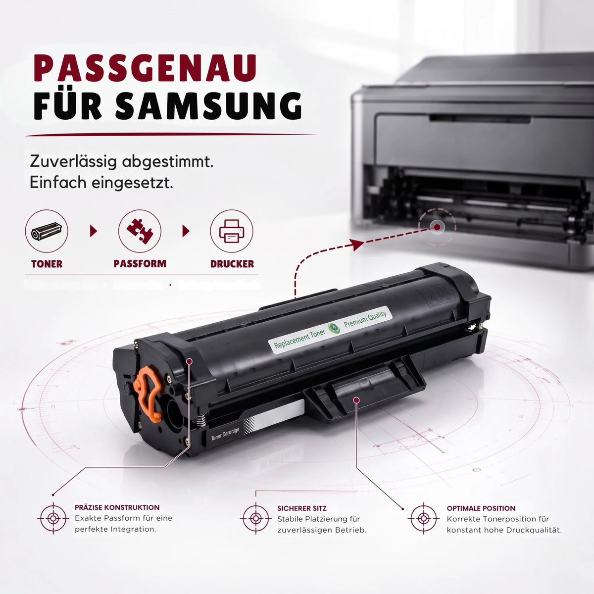 Kompatibel Druckertoner für Samsung - MLT-D101S | 1x Schwarz