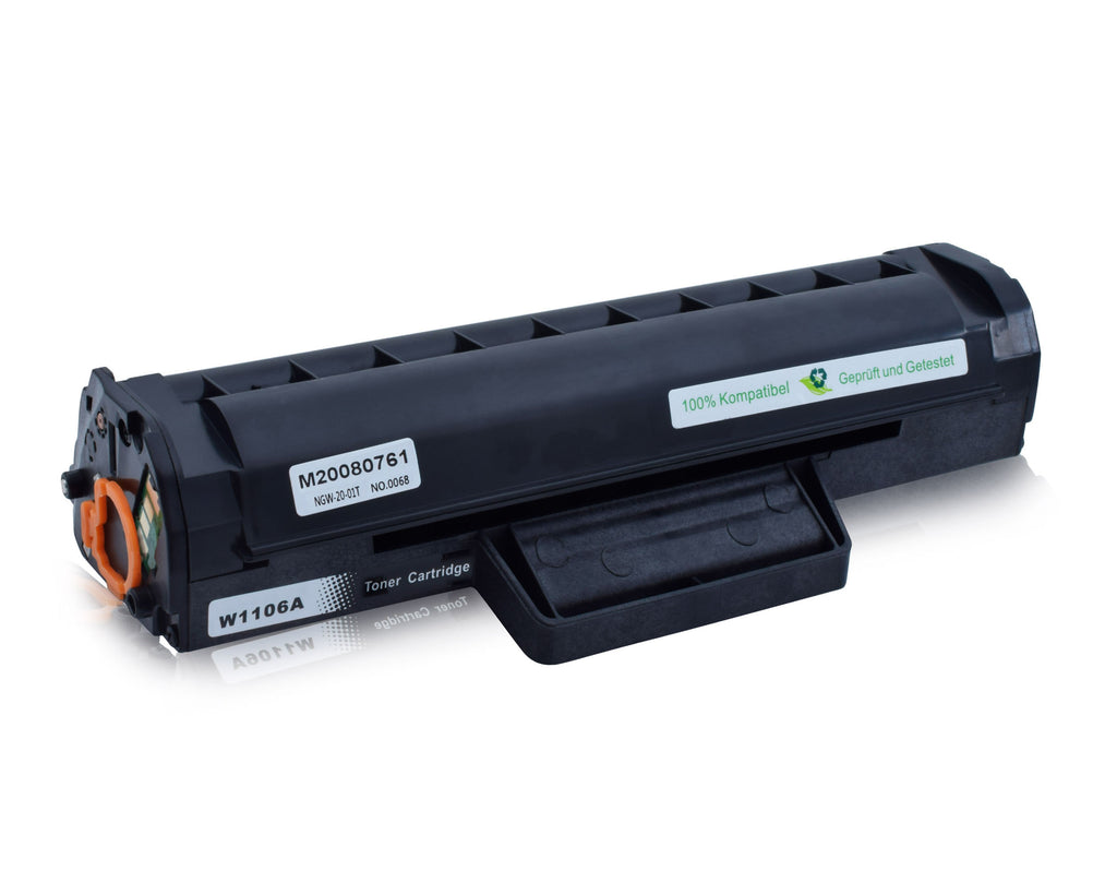 Kompatibler Druckertoner für HP - W1106A / 106A | 1x Schwarz